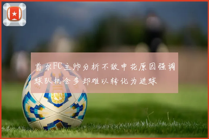 首尔FC主帅分析不敌申花原因强调球队机会多却难以转化为进球